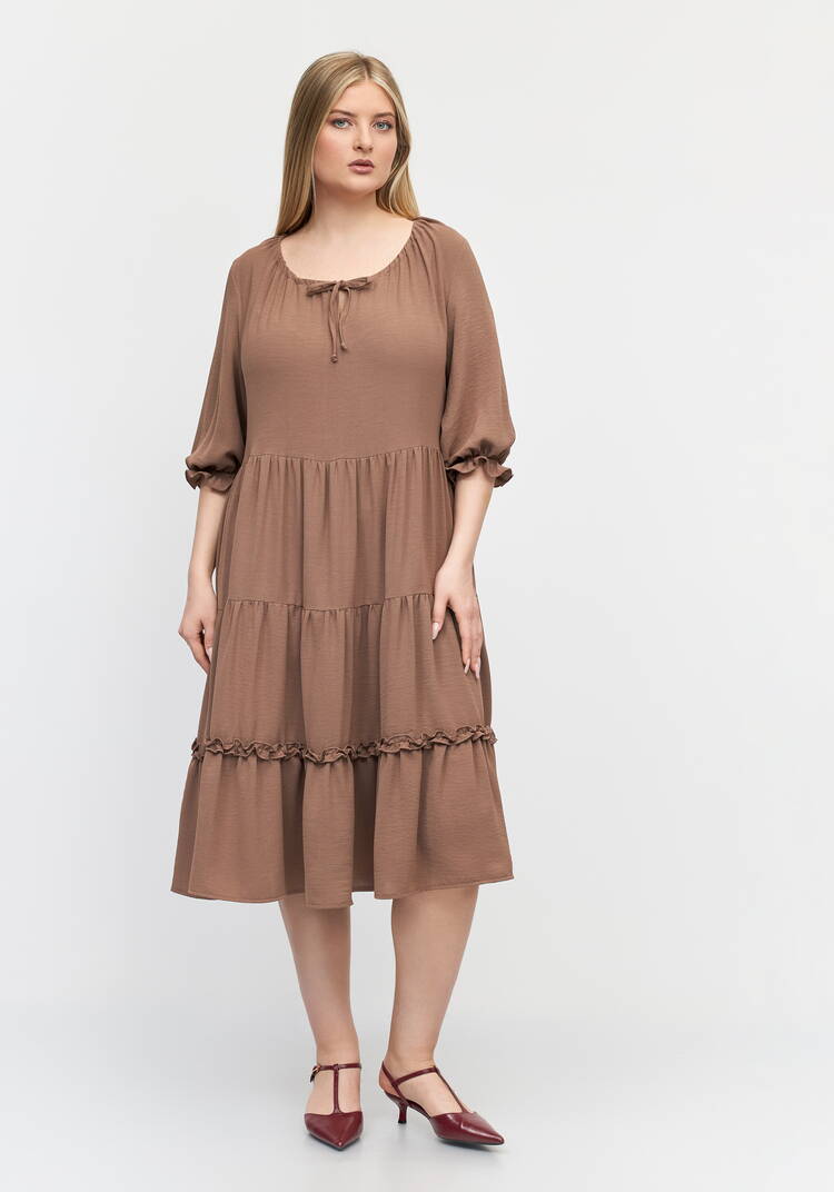 Платье однотонное Кристи шир.  750, рис. 10