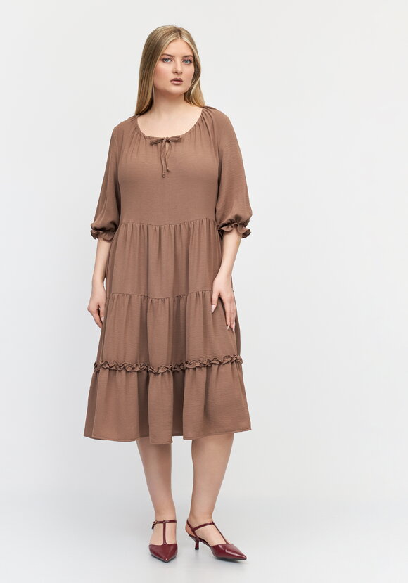 Платье однотонное Кристи шир.  580, рис. 10