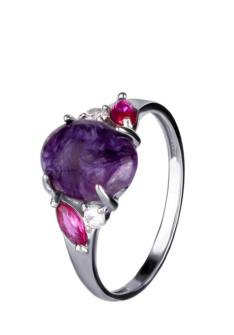Серебряное кольцо Зачарованные шир.  750, рис. 1