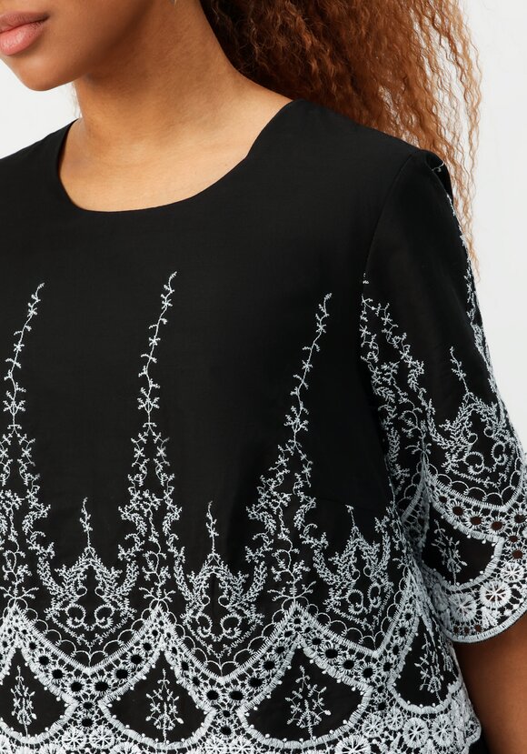 Платье свободного кроя с вышивкой шир.  580, рис. 13