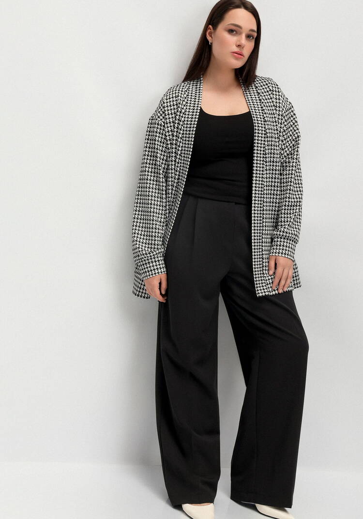 Кардиган-накидка свободного кроя шир.  750, рис. 16