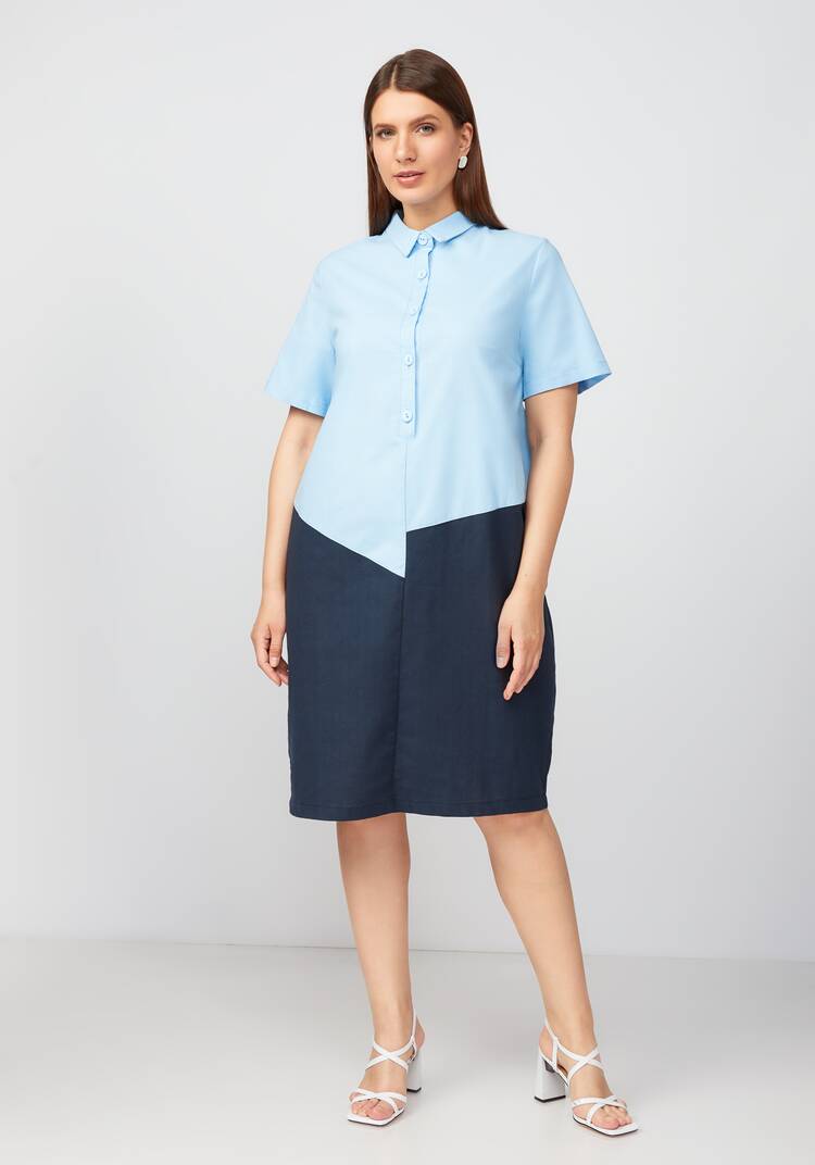 Платье Свободный силуэт шир.  750, рис. 7