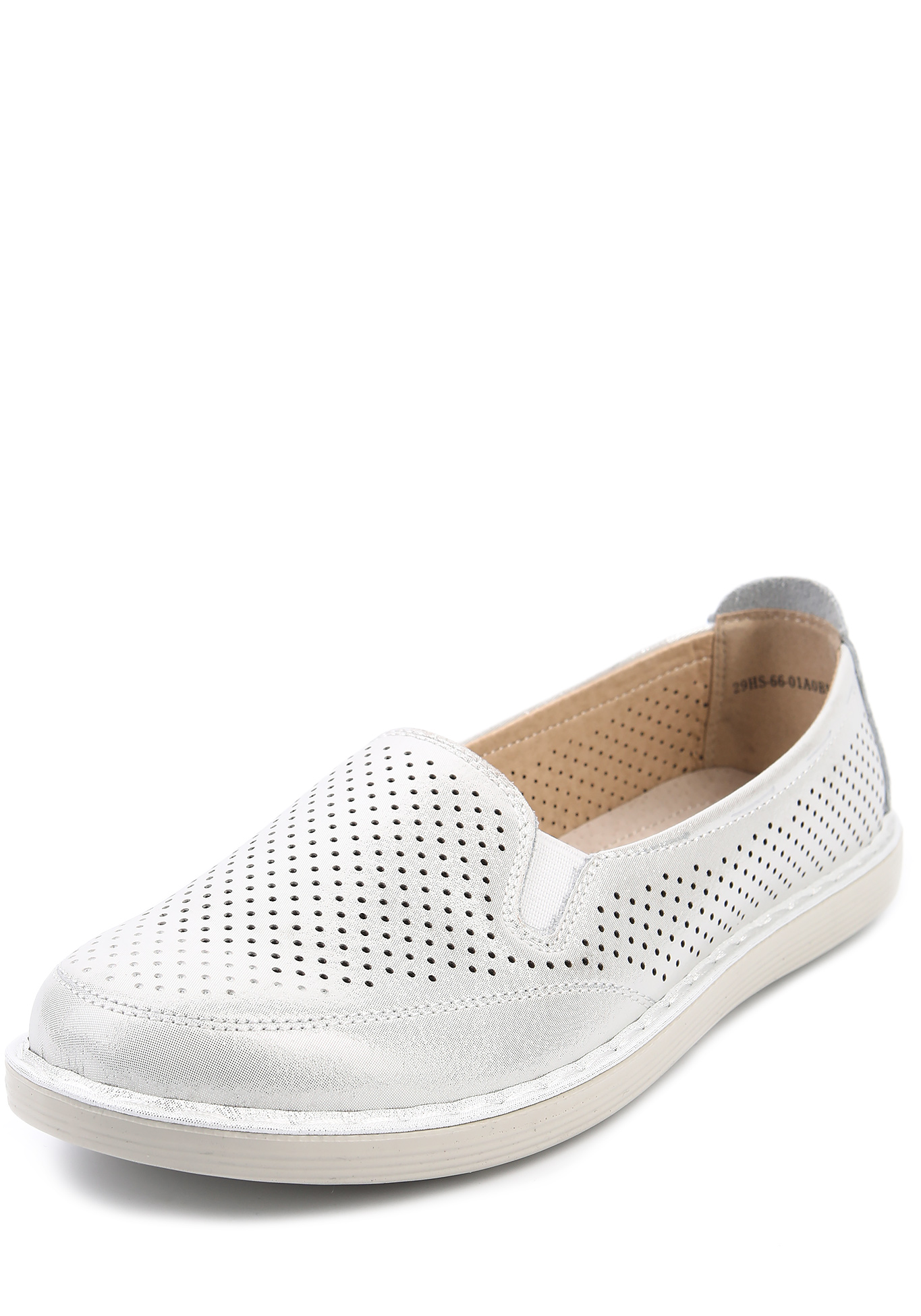 Слипоны летние женские "Финна" 4x4 shoes, размер 36, цвет белый
