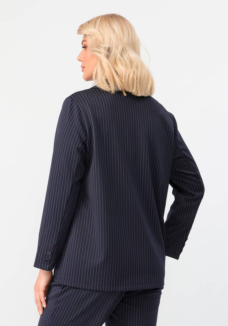 Пиджак однобортный в полоску шир.  750, рис. 22