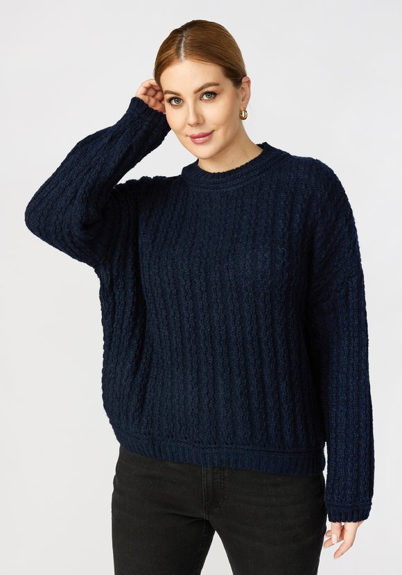 Джемпер женский Теплый вечер шир.  580, рис. 21