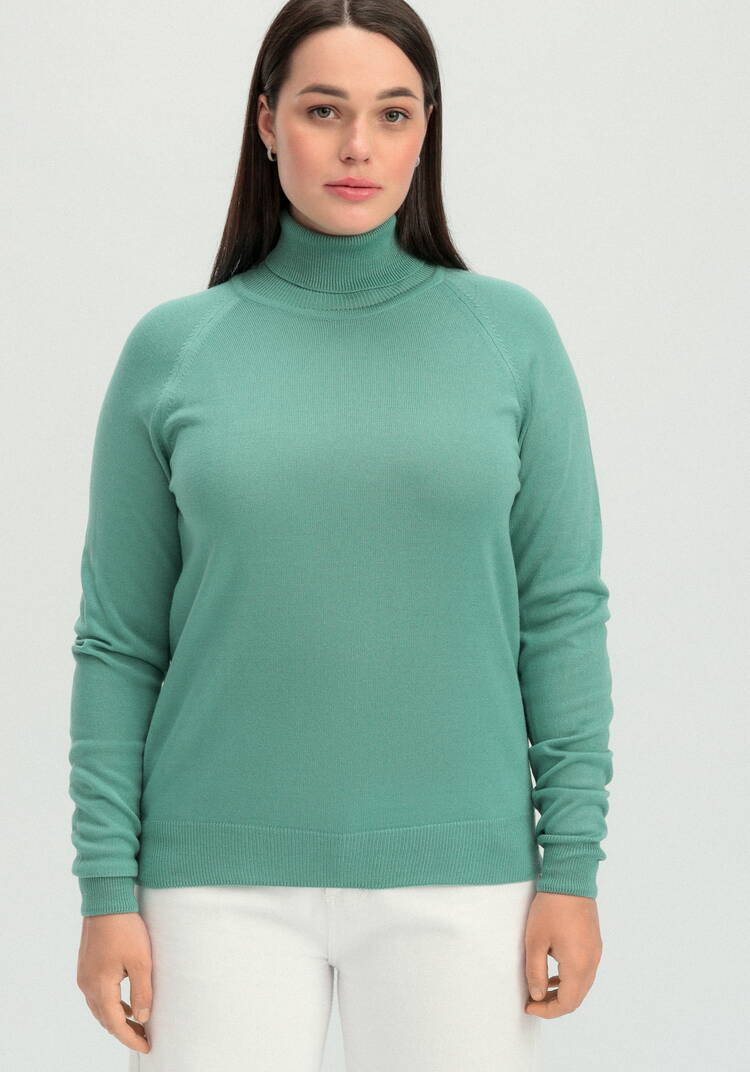 Джемпер прямого силуэта с высоким воротом шир.  750, рис. 23