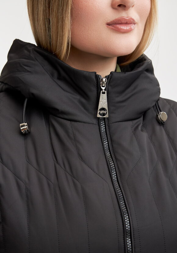 Пальто с фигурной стежкой Стефания шир.  580, рис. 30