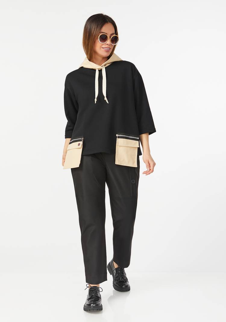 Брюки с декоративными пуговицами по бокам шир.  750, рис. 13