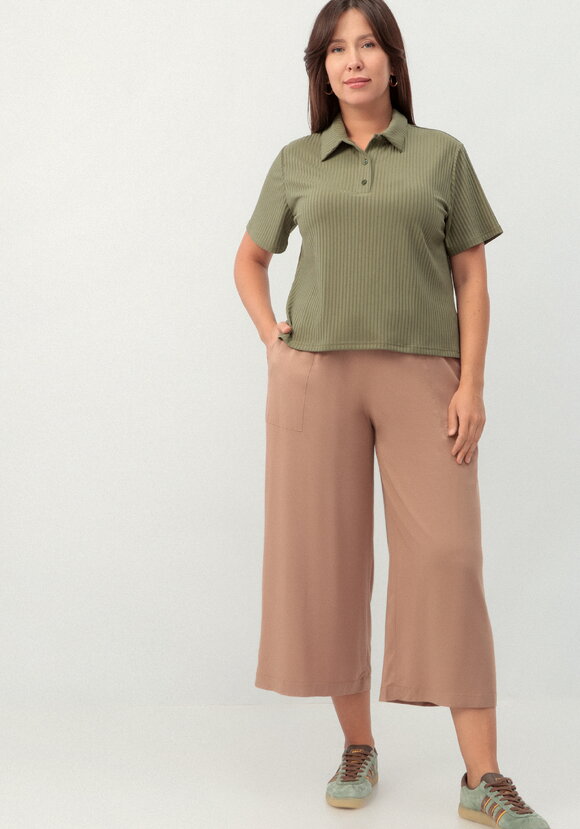 Поло с коротким рукавом из ткани лапша шир.  580, рис. 21