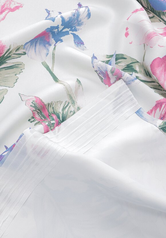 Портьера Акварельные ирисы шир.  580, рис. 5