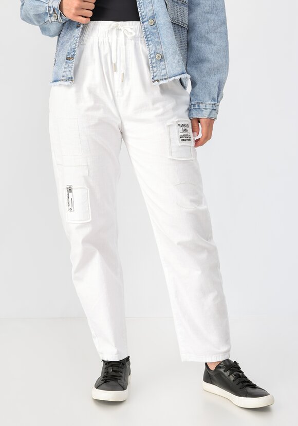 Брюки на резинке с декором шир.  580, рис. 1