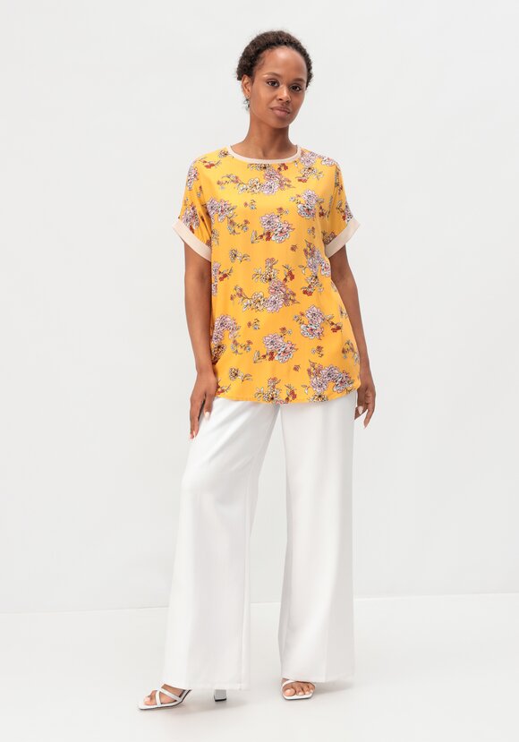 Блуза с цветочным принтом Аманда шир.  580, рис. 12