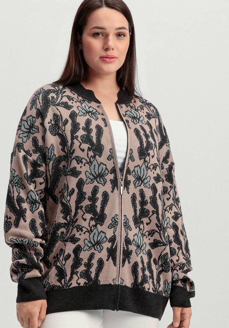 Бомбер с метанитью и цветочным орнаментом шир.  750, рис. 8