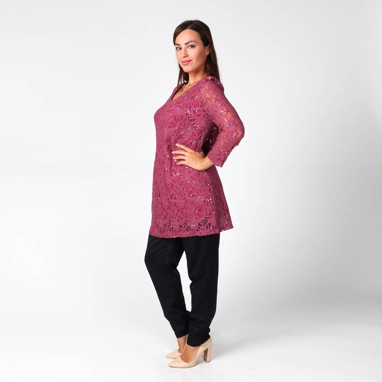 Туника из ажурной ткани шир.  750, рис. 3