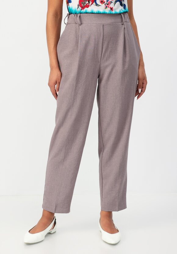 Брюки со складками по переду Адилин шир.  580, рис. 18