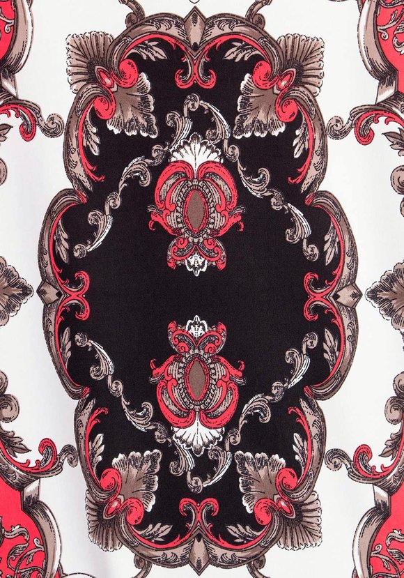 Туника с коротким рукавом и узорным принтом шир.  580, рис. 3