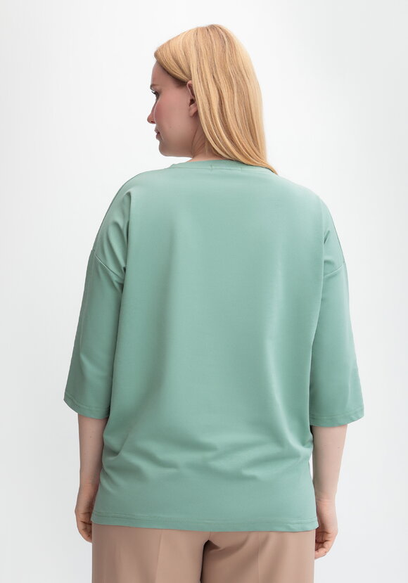 Блуза с принтом Сердца шир.  580, рис. 33