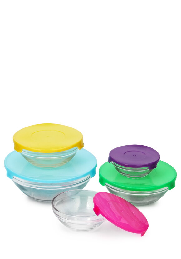 Набор стеклянных контейнеров с крышками 5 шт шир.  580, рис. 2