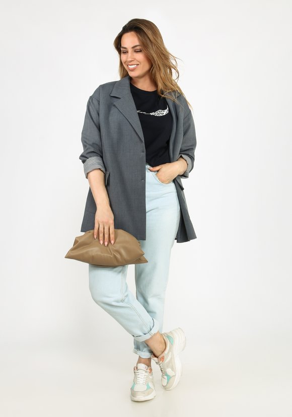 Футболка удлиненная с принтом шир.  580, рис. 6