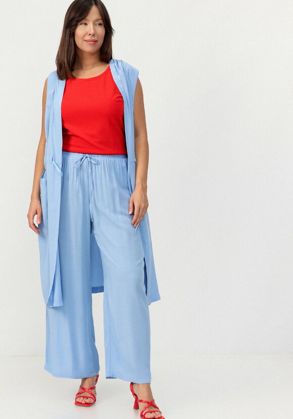 Брюки широкие на кулиске из штапеля шир.  580, рис. 14