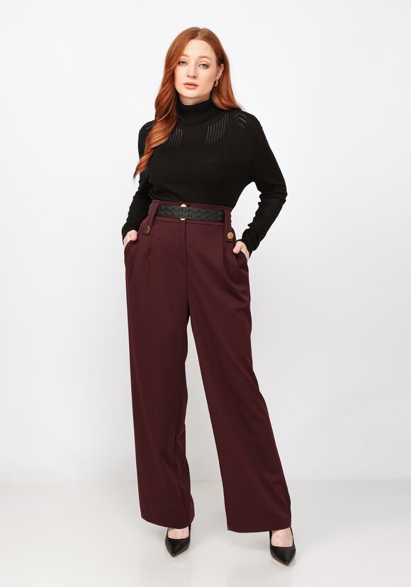 Водолазка из вискозы с ажурным узором шир.  580, рис. 37