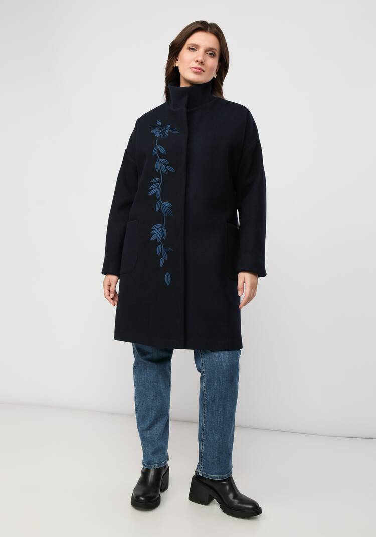 Пальто с вышивкой шир.  750, рис. 8