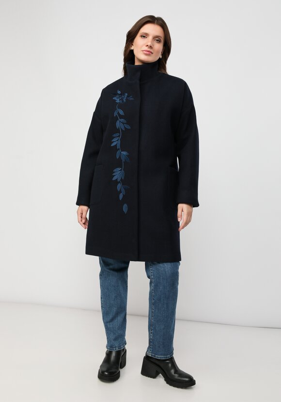 Пальто с вышивкой шир.  580, рис. 8