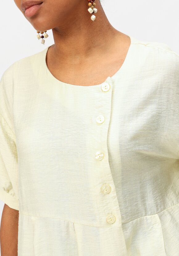 Блуза свободная с декоративными завязками шир.  580, рис. 14