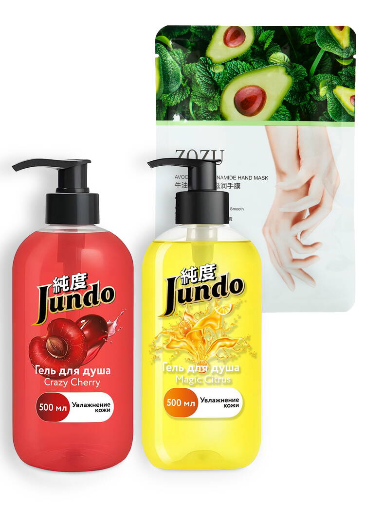 Гель для душа, 2 шт. + подарок шир.  750, рис. 1