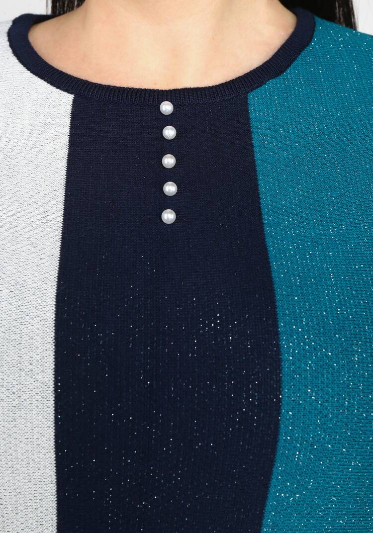 Платье с колор-блоками шир.  750, рис. 8