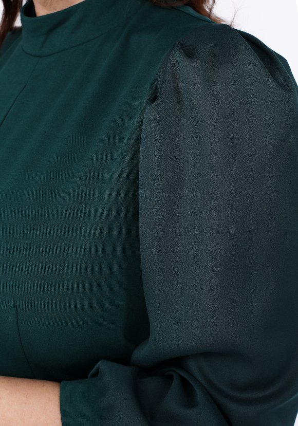 Платье прилегающее с шифоновым рукавом шир.  580, рис. 4