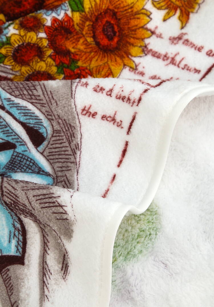 Набор кухонных полотенец Цветы шир.  750, рис. 8