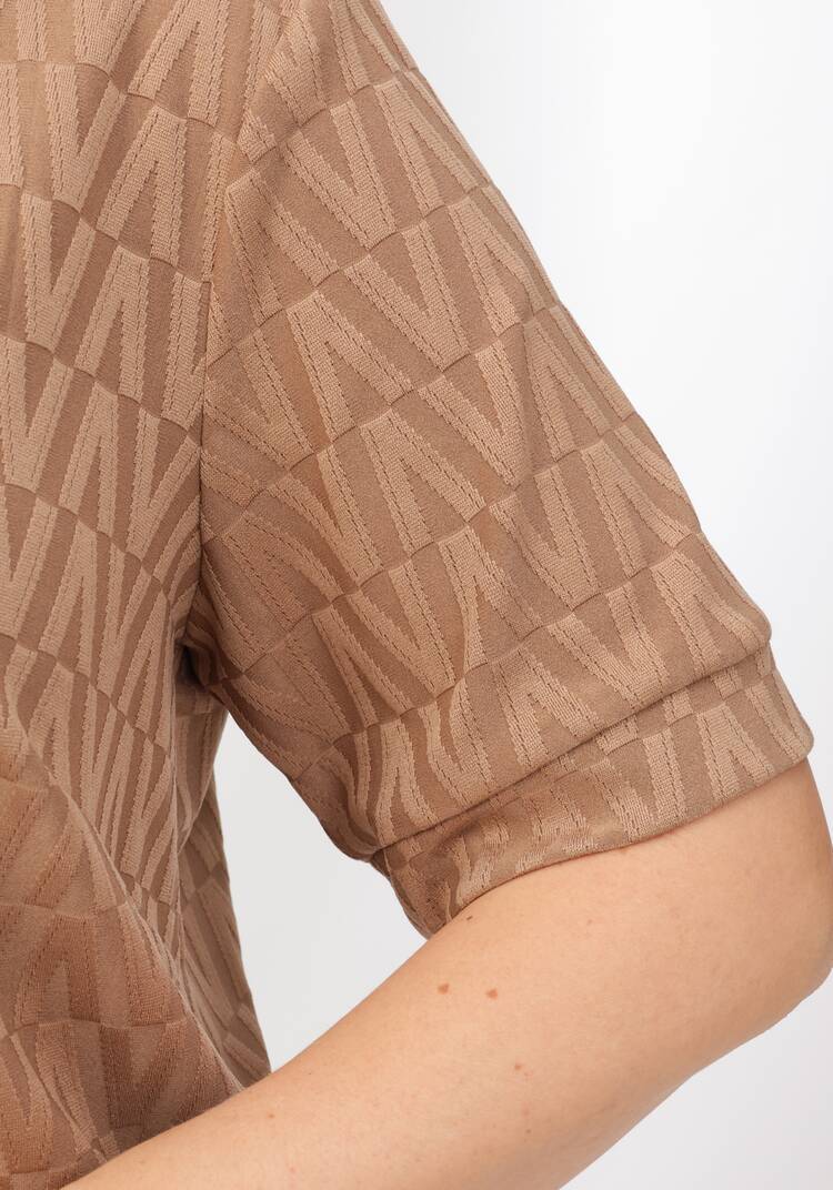 Джемпер с коротким рукавом и принтом шир.  750, рис. 5