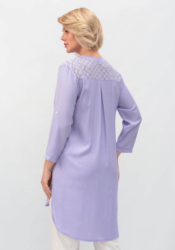 Рубашка удлиненная из хлопка шир.  580, рис. 11