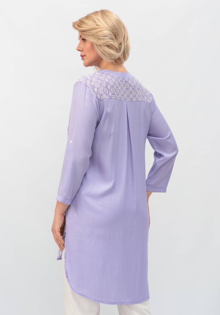 Рубашка удлиненная из хлопка шир.  750, рис. 11