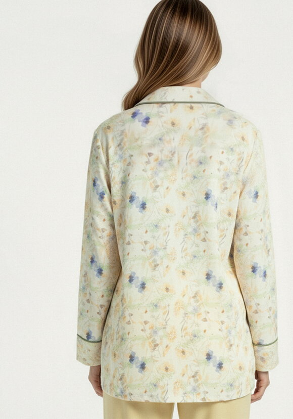 Жакет изо льна с принтом шир.  580, рис. 7