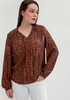 Блуза свободного кроя Омега