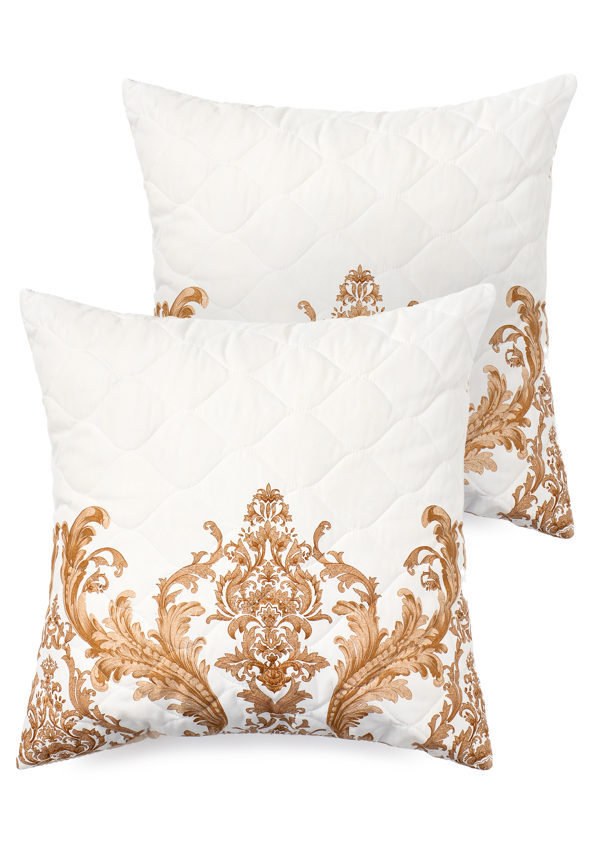 

Чехол стеганый с козьим пухом, 2 шт., Бежевый