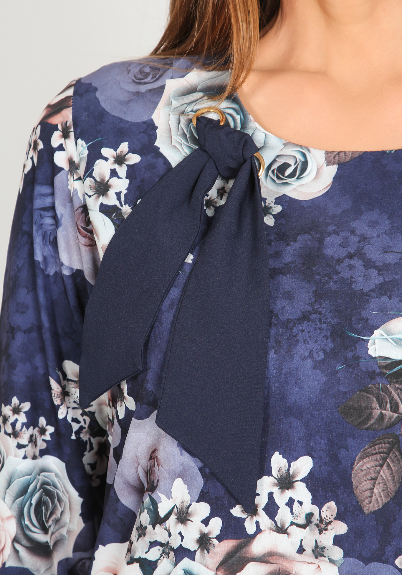 Блуза женская "Букет цветов", размер 52 - фото 9
