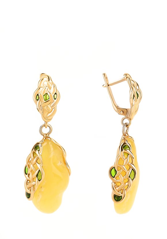 Серьги серебряные Ярина шир.  580, рис. 2