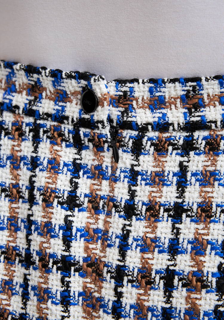 Юбка в клетку из твида Кэмерон шир.  750, рис. 5