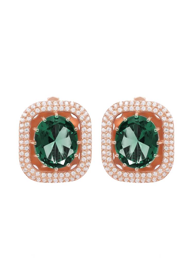 Серьги серебряные Мона шир.  750, рис. 1
