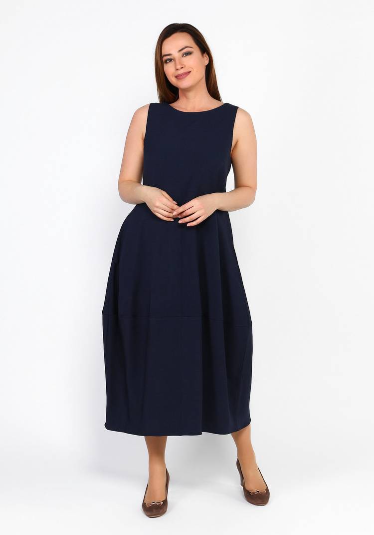 Сарафан однотонный свободного кроя шир.  750, рис. 11