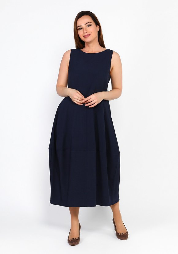 Сарафан однотонный свободного кроя шир.  580, рис. 11