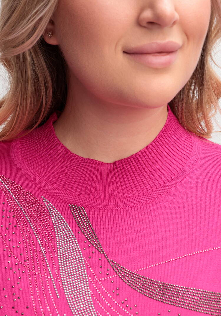 Джемпер с рисунком из страз шир.  750, рис. 5