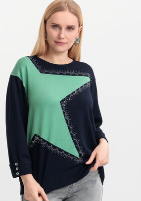 Джемпер Галактика на плечах