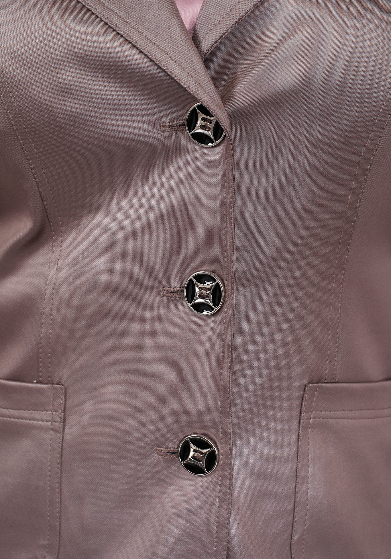 Жакет с двумя накладными карманами Persona Line, размер 52, цвет капучино - фото 8