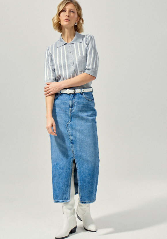 Футболка женская с застежкой-поло шир.  580, рис. 19