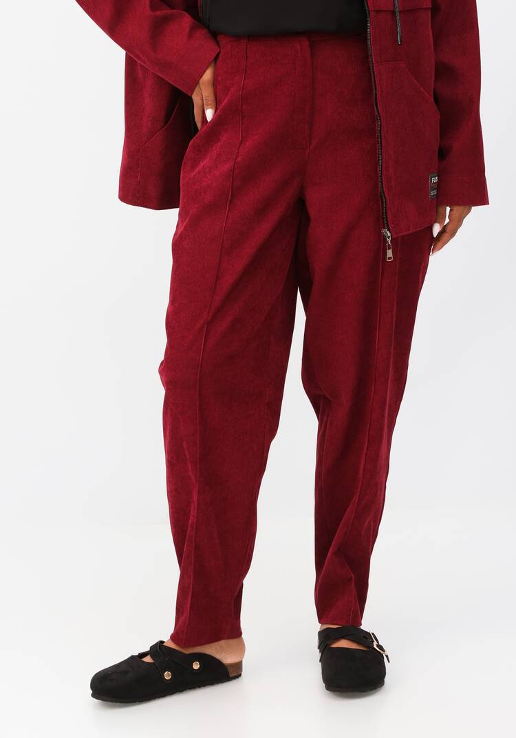 Брюки-бананы вельветовые с карманами шир.  750, рис. 25