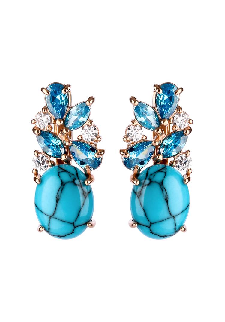 Серебряные серьги Василина шир.  750, рис. 1